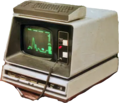 Vintage 1970s computer terminal